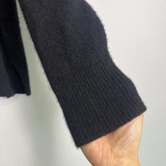 41 Hawthorn Women's 100% Cashmere Crew Neck Sweater Black Sz XXL Quite Luxury - Picture 6 of 15